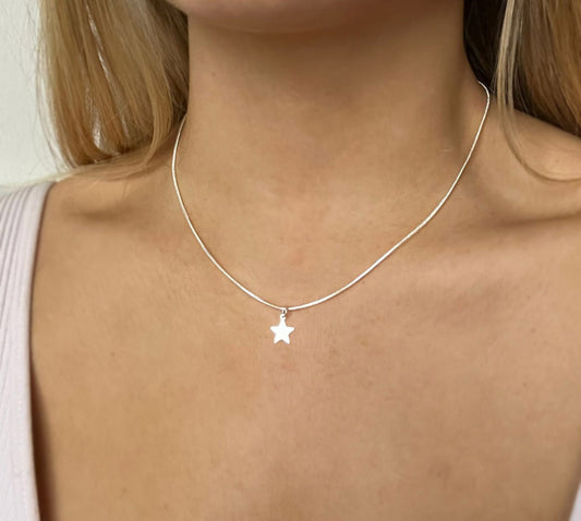 Collar Estrella 100% Plata