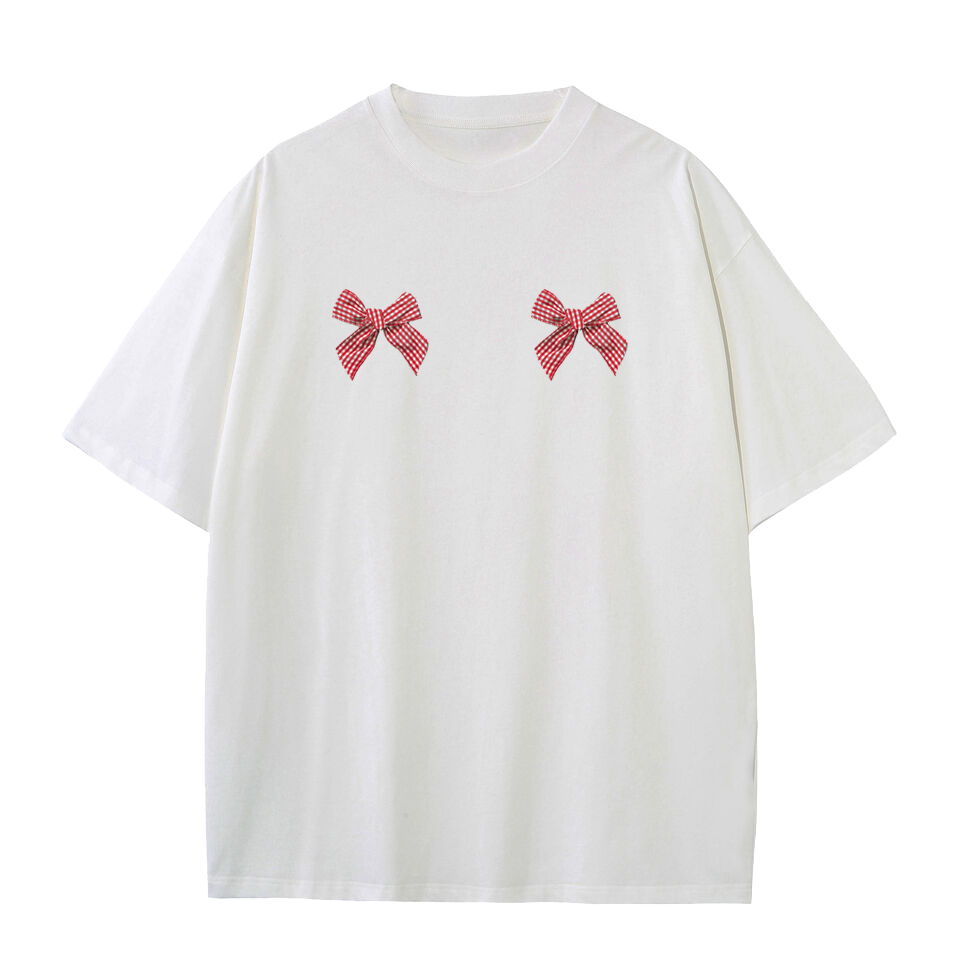 Red Bow Tits Graphic Tee REGULAR FIT