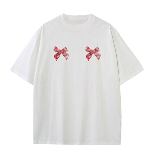 Red Bow Tits Graphic Tee REGULAR FIT