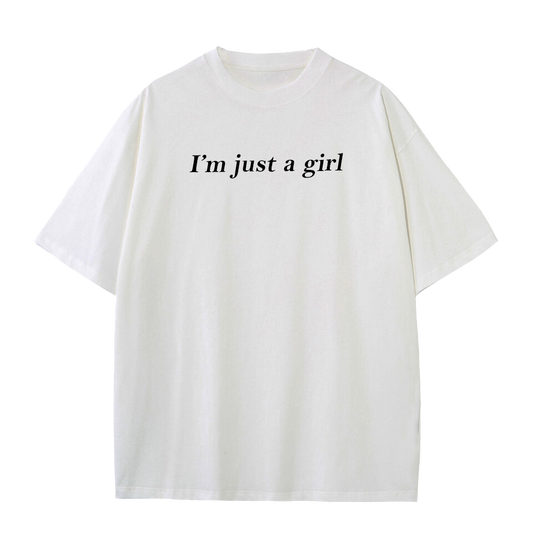 Just a girl<3 Graphic Tee REGULAR FIT