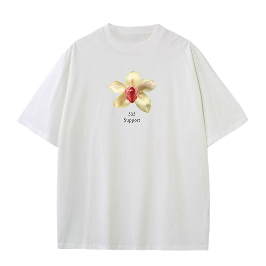 Support Flower Graphic Tee REGULAR FIT