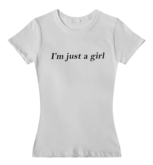 Just a girl<3 Graphic Tee ENTALLADA